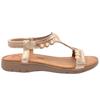 HEAVENLY FEET GLAMOUR SANDAL - ROSE GOLD