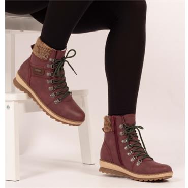 LUNAR GLB205CANDY BOOT - BURGUNDY