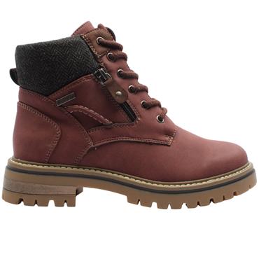 LUNAR GLB212CARAMEL BOOT - BURGUNDY