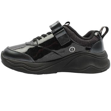 CLARKS GLEAM FLY K SHOE - BLACK G