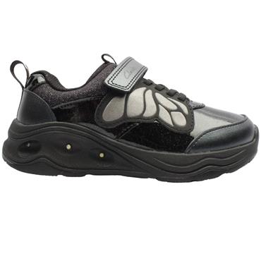 CLARKS GLEAM FLY K SHOE - BLACK G