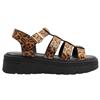 UNA HEALY GOODTIME SANDAL - LEOPARD