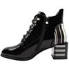 REDZ H1002 BOOT - BLACK PATENT