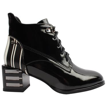 REDZ H1002 BOOT - BLACK PATENT