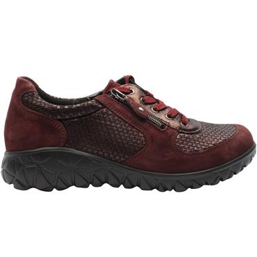 WALDLAUFER H89001 SHOE - BURGUNDY