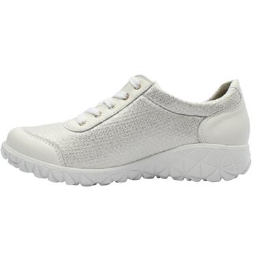 WALDLAUFER H89001 SHOE - WHITE SILVER