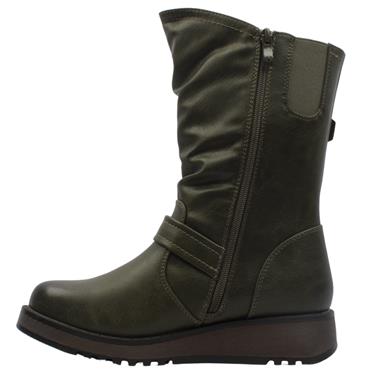 HEAVENLY FEET HANNAH4 BOOT - KHAKI