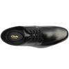 CLARKS HOWARD CAP SHOE - BLACK H