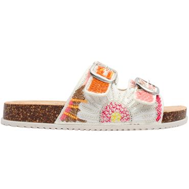 OMG HUWAYLAT MULE - WHITE MULTI