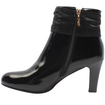 KATE APPLEBY IWADE BOOT - BLACK PATENT