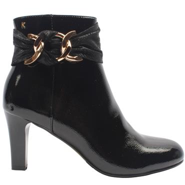 KATE APPLEBY IWADE BOOT - BLACK PATENT