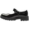 GEOX J1620E STRAP SHOE - BLACK PATENT