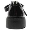 GEOX J1620E STRAP SHOE - BLACK PATENT