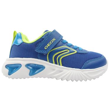 GEOX J45DZC TRAINER - BLUE GREEN