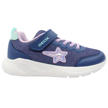 GEOX J55FWA TRAINER - BLUE MULTI