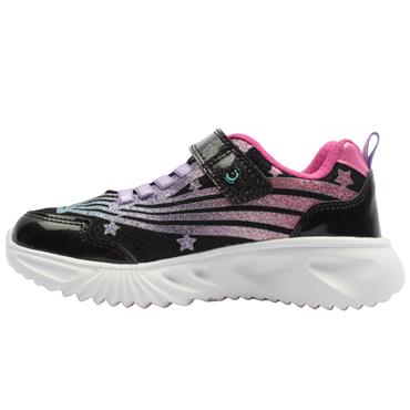 GEOX J56E9B TRAINER - BLACK PINK