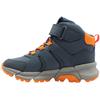 GEOX J56LCC RUNNER BOOT - BLUE ORANGE