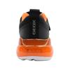 GEOX J56LYA TRAINER - BLACK ORANGE