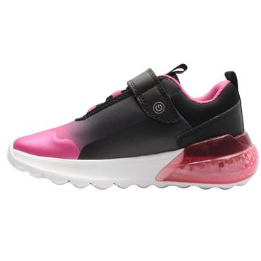 GEOX J56LZA TRAINER - BLACK PINK