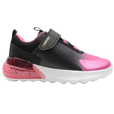 GEOX J56LZA TRAINER - BLACK PINK