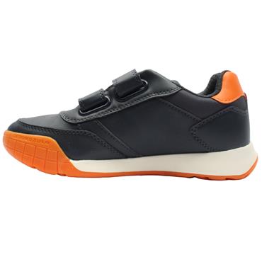 GEOX J56NEA TRAINER - NAVY ORANGE