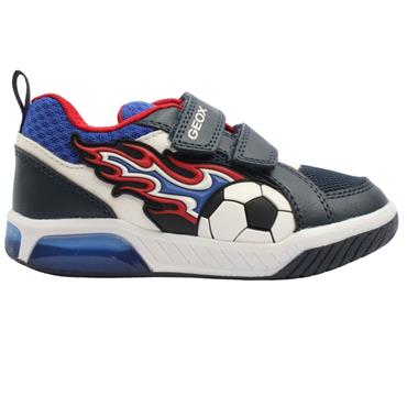GEOX J659CB TRAINER - NAVY/RED