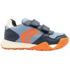GEOX J65NEA TRAINER - NAVY ORANGE