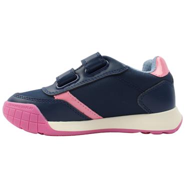GEOX J65P8A TRAINER - NAVY PINK