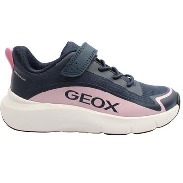 GEOX J667KA TRAINER - NAVY PINK