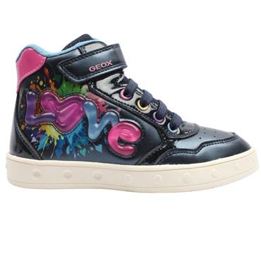 GEOX J668WB BOOT - NAVY MULTI