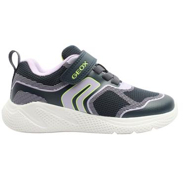 GEOX J66FWD TRAINER - NAVY PINK