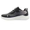 GEOX J66GBB TRAINER - BLACK SILVER