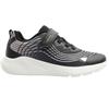 GEOX J66GBB TRAINER - BLACK SILVER