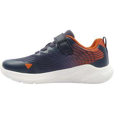GEOX J66GBB TRAINER - NAVY ORANGE