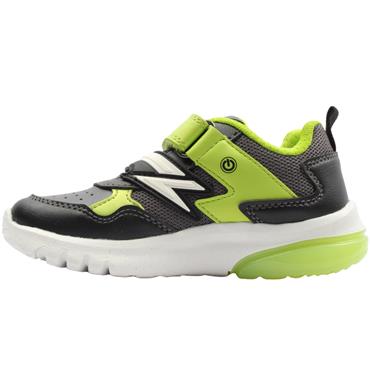 GEOX J66LBB TRAINER - BLACK GREEN