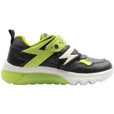 GEOX J66LBB TRAINER - BLACK GREEN
