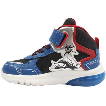 GEOX J66LBJ  BOOT - BLACK BLUE