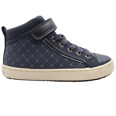 GEOX J744GI VELCRO BOOT - NAVY