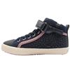 GEOX J744GI VELCRO BOOT - NAVY PINK