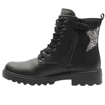 GEOX J9420G BOOT - BLACK PEWTER