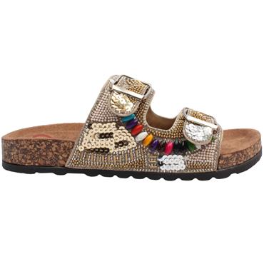 HEAVENLY FEET JESS MULE - BEIGE
