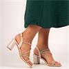 LUNAR JLH963TOULOUSE SANDAL - CHAMPAGNE
