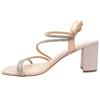 LUNAR JLH963TOULOUSE SANDAL - CHAMPAGNE