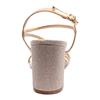 LUNAR JLH963TOULOUSE SANDAL - CHAMPAGNE