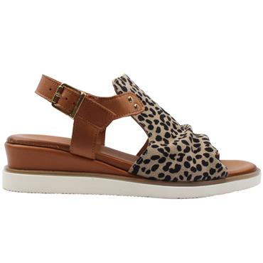 LUNAR JLS003STEFFI SANDAL - LEOPARD