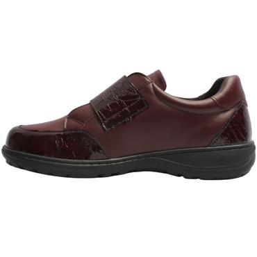 SOFTMODE JULIA EE FIT SHOE - BURGUNDY