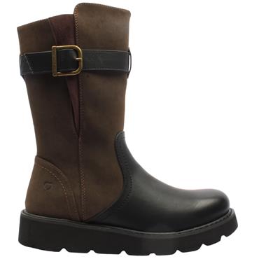 HEAVENLY FEET KIN COMBO BOOT - BROWN MULTI