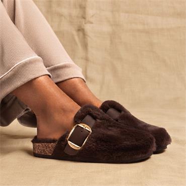 LUNAR KLC002RHIANNA SLIPPER - BROWN