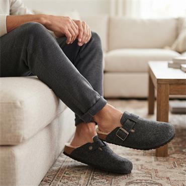 LAZY DOGZ KMC001PALMER SLIPPER - GREY
