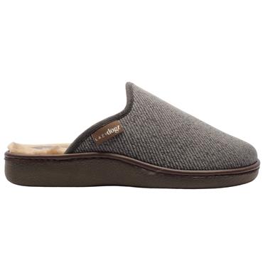 LAZY DOGZ KMD112JACOB SLIPPER - GREY